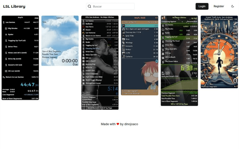 Screenshot of Manguito app